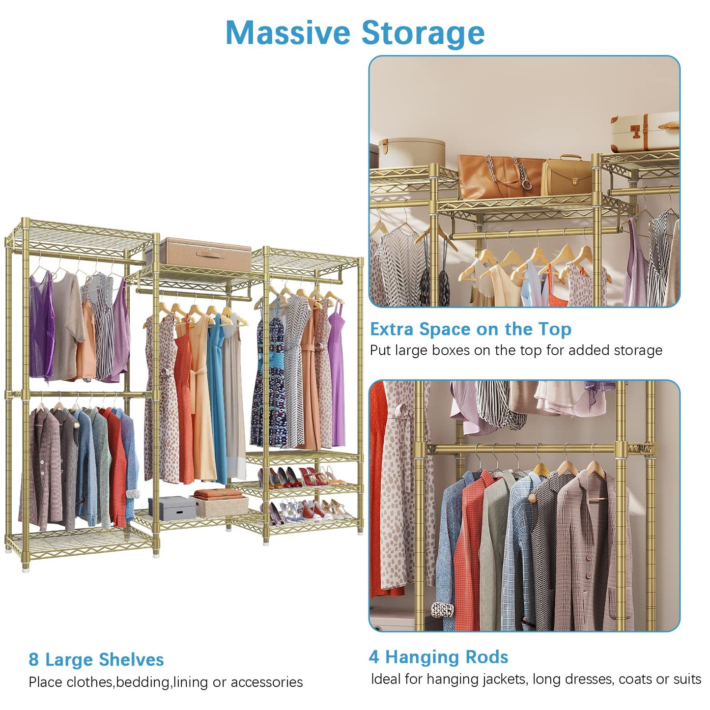 VIPEK V5 Heavy Duty Portable Clothes Rack