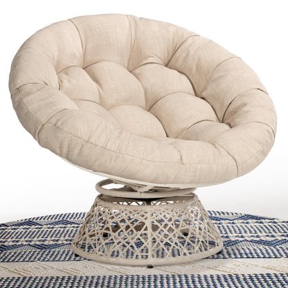 Bme 40" Papasan Swivel Chair