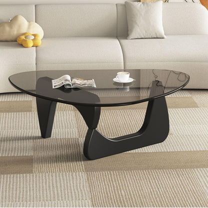 EASYSOUL 32" Glass Coffee Table