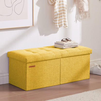 HAUSFRAU 31.5" Storage Ottoman Bench