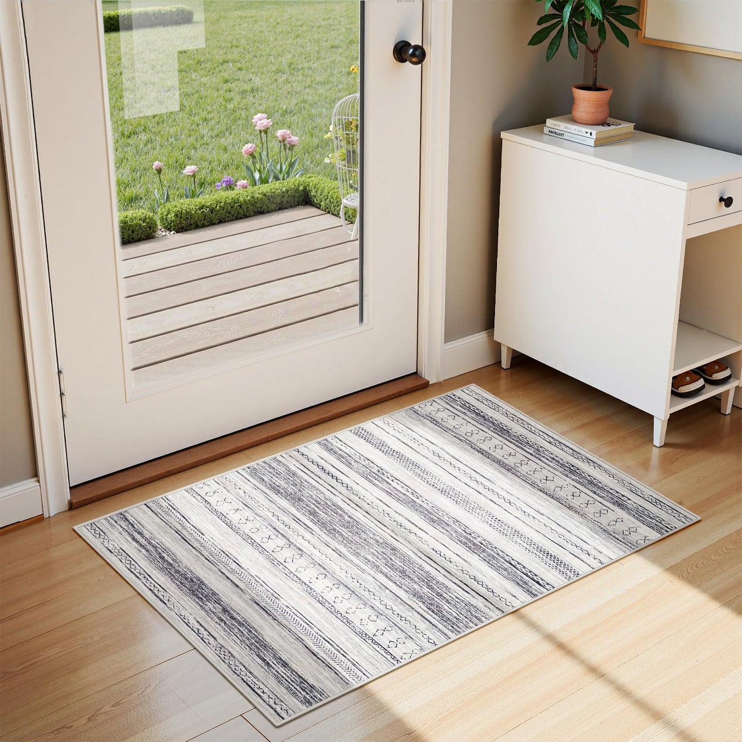 Tortania 9x12 Rug – Boho Cream Brown