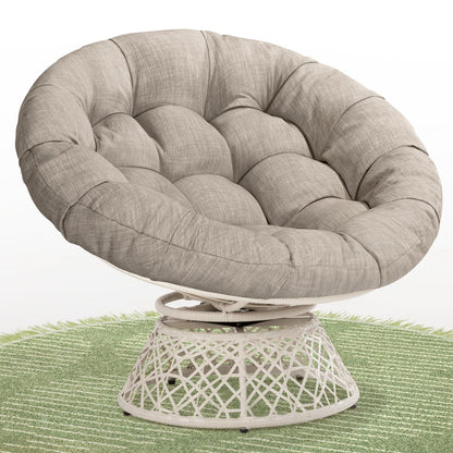 Bme 40" Papasan Swivel Chair