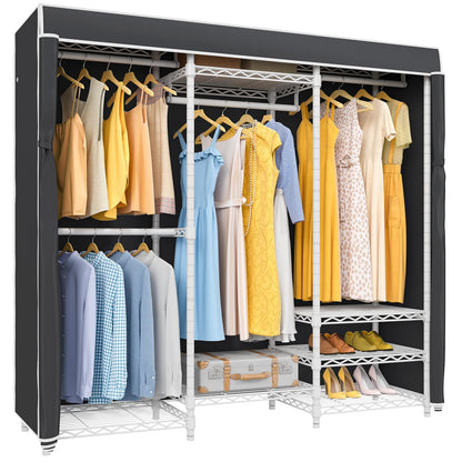 VIPEK V5C Heavy Duty Covered Clothes Rack