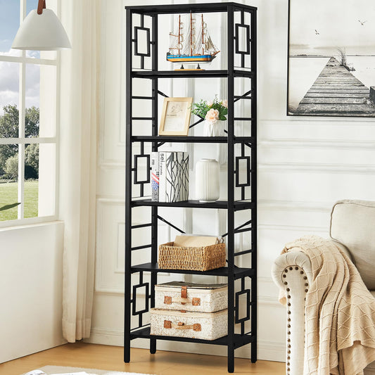 HOMISSUE 84" Metal Bookshelf