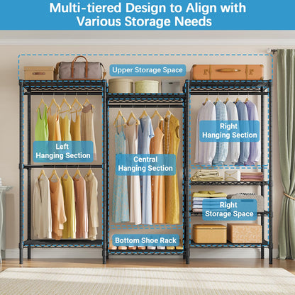 VIPEK V5C Heavy Duty Covered Clothes Rack