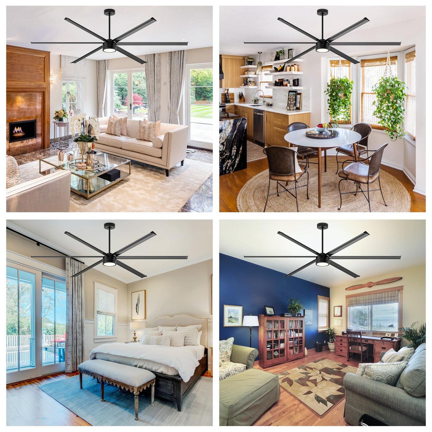 72" LED Ceiling Fan