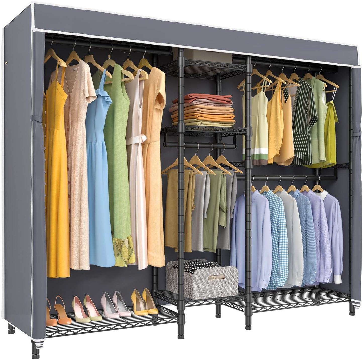 VIPEK 5-Tier Heavy Duty Garment Rack