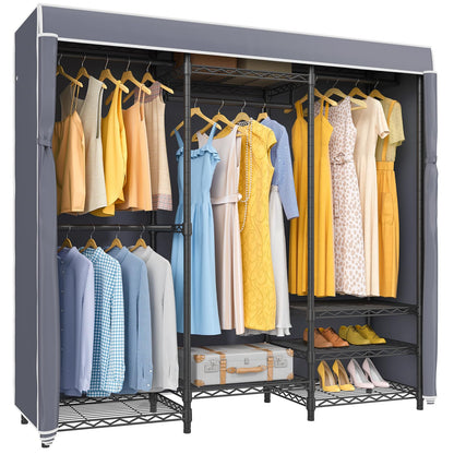 VIPEK V5C Heavy Duty Covered Clothes Rack