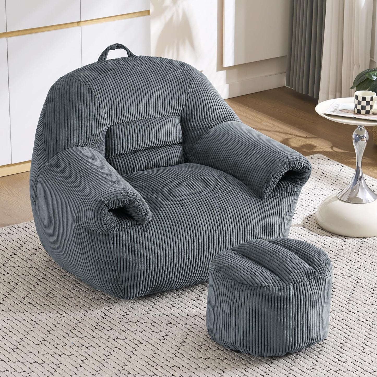 DAICO Bean Bag Chair White