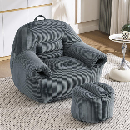 DAICO Bean Bag Chair White