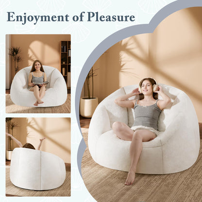 Giant Bean Bag Chair – Beige
