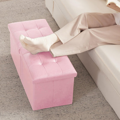 HAUSFRAU 31.5" Storage Ottoman Bench