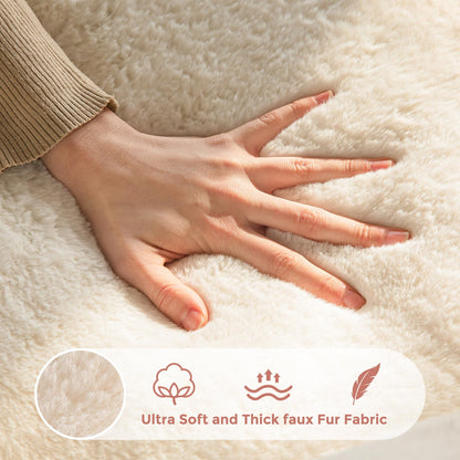 MAXYOYO Floral Bean Bag Chair – Beige