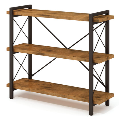 HCHQHS 4-Tier Industrial Bookshelf