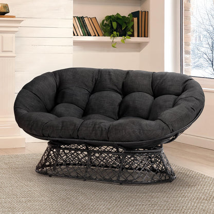 Bme 40" Papasan Swivel Chair
