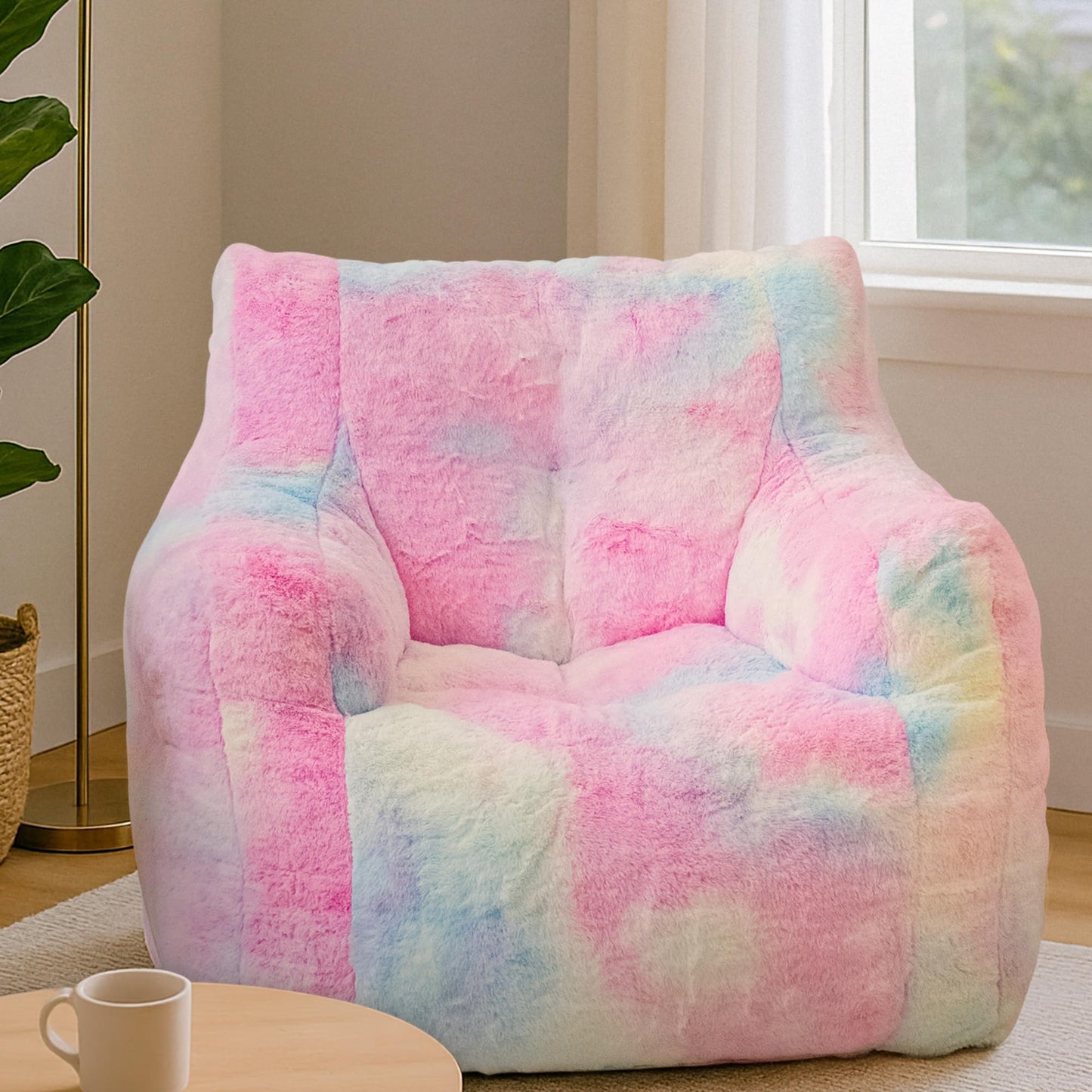 Grey Large Bean Bag Chair