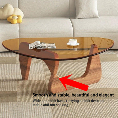 EASYSOUL 32" Glass Coffee Table