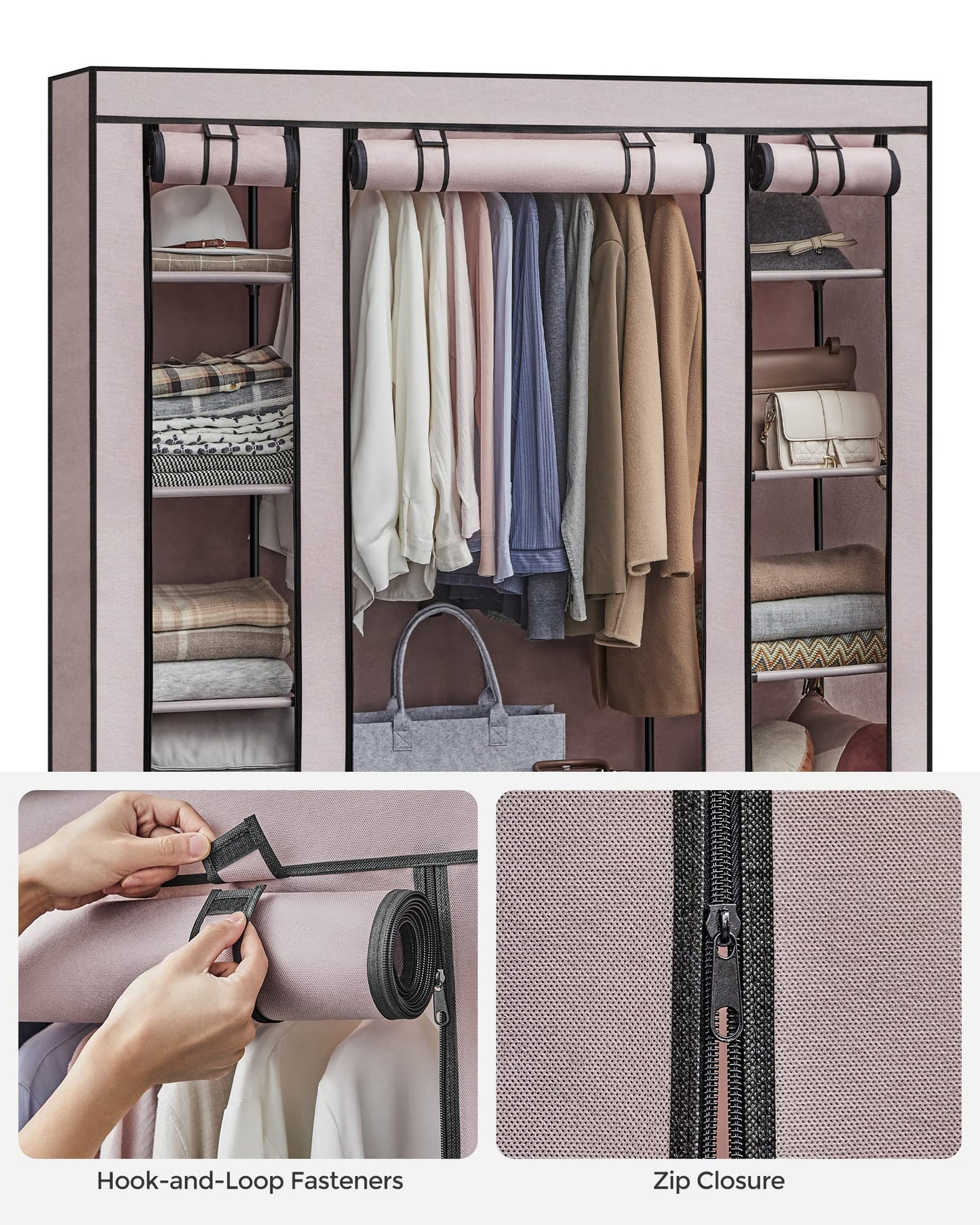 SONGMICS Portable Closet Wardrobe