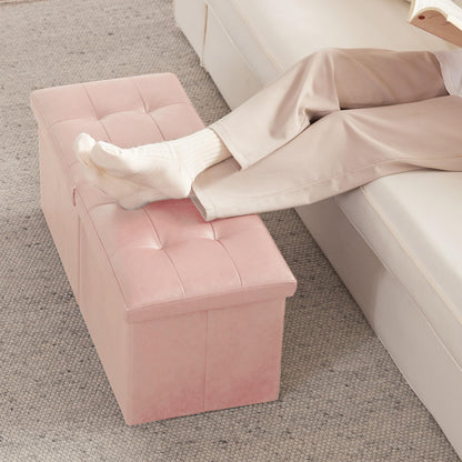 HAUSFRAU 31.5" Storage Ottoman Bench