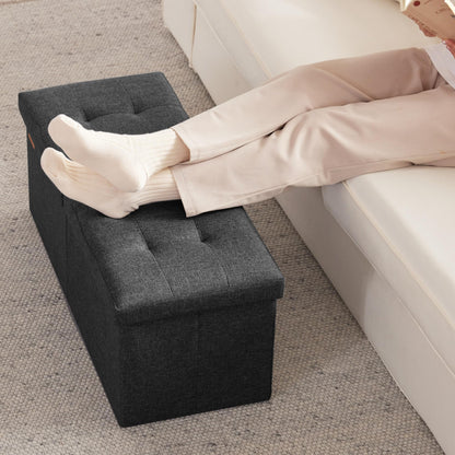 HAUSFRAU 31.5" Storage Ottoman Bench
