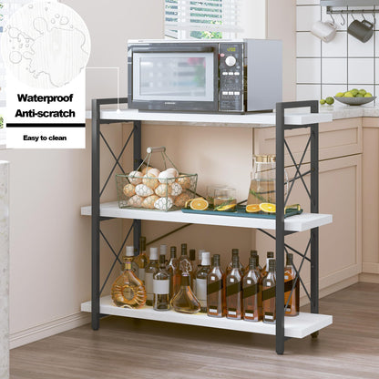 HCHQHS 4-Tier Industrial Bookshelf