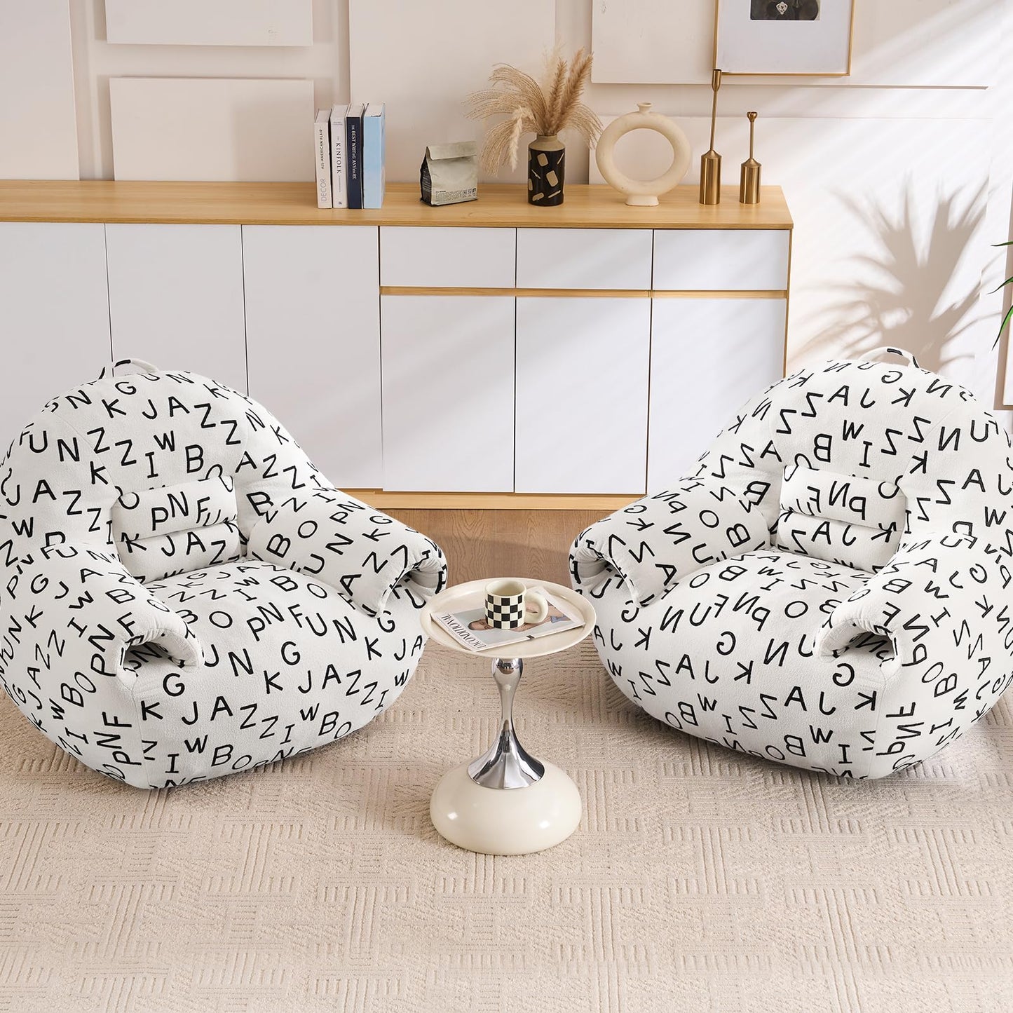 DAICO Bean Bag Chair White