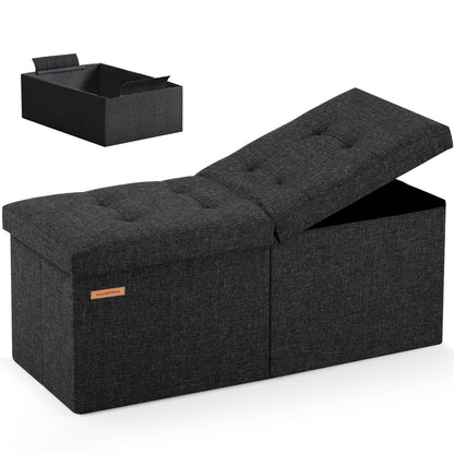 HAUSFRAU 31.5" Storage Ottoman Bench