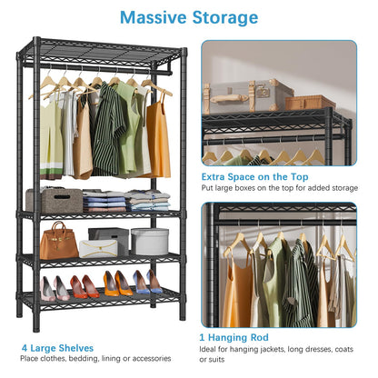 VIPEK V1 4-Tier Heavy Duty Garment Rack