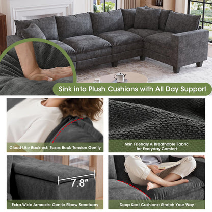97" 5-Seater Modular Sofa – Beige