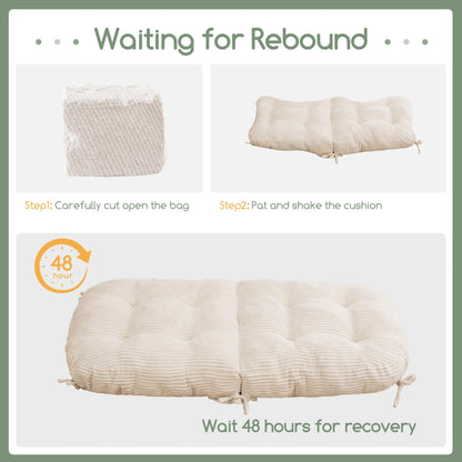 HIGOGOGO Papasan Cushion Grey