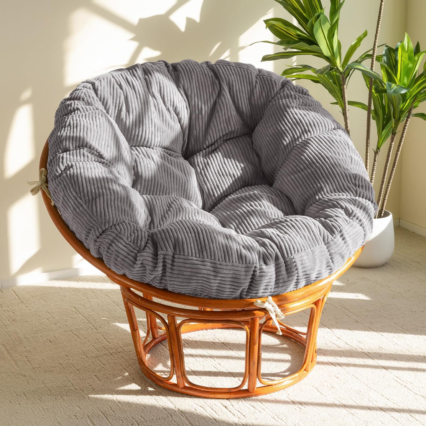 Papasan Chair Cushion 48" Green