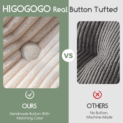 HIGOGOGO Papasan Cushion Grey