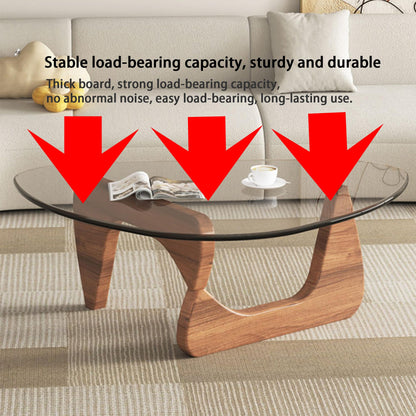 EASYSOUL 32" Glass Coffee Table
