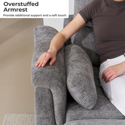 132" U-Shaped Sofa, 6-Seater Beige
