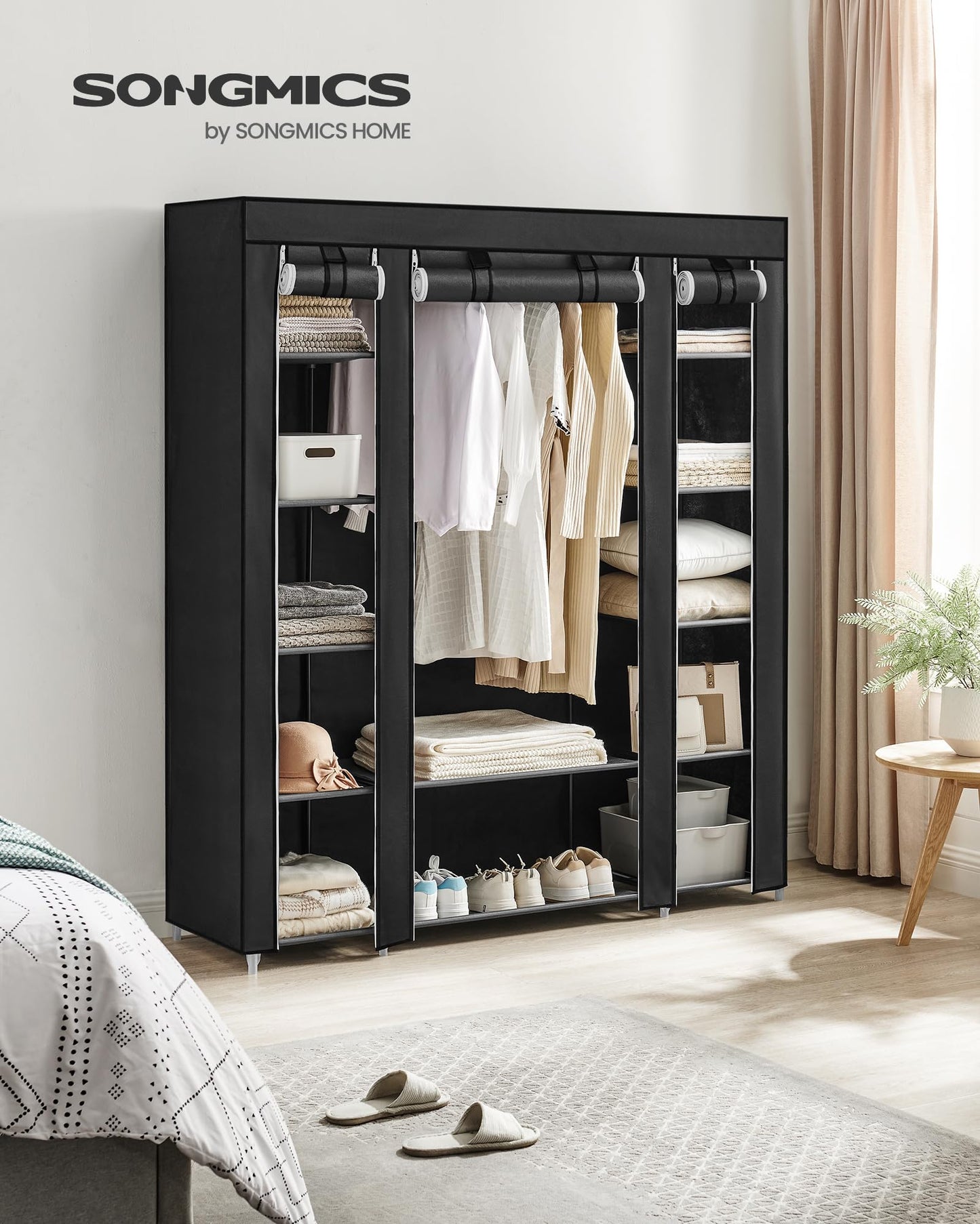 SONGMICS Portable Closet Wardrobe