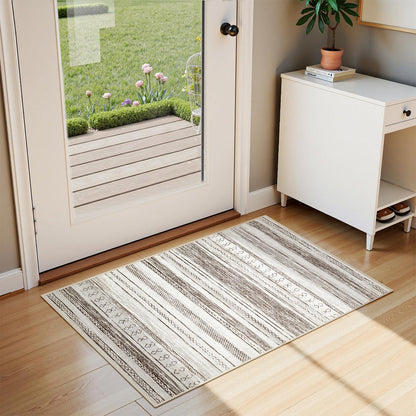 Tortania 9x12 Rug – Boho Cream Brown