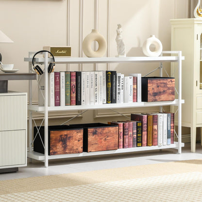 HCHQHS 4-Tier Industrial Bookshelf