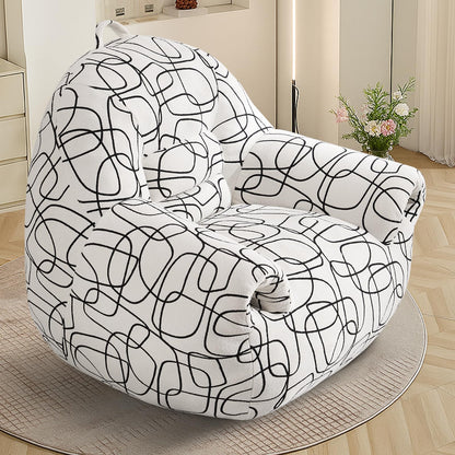 DAICO Bean Bag Chair White