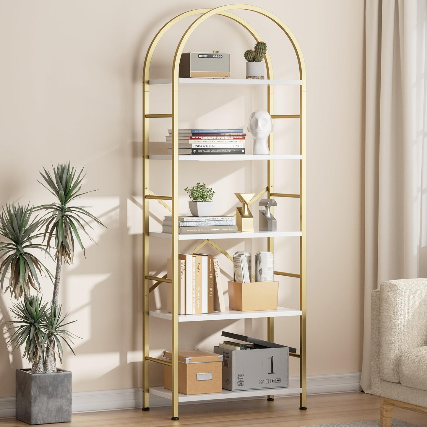 Shintenchi 5-Tier Bookshelf