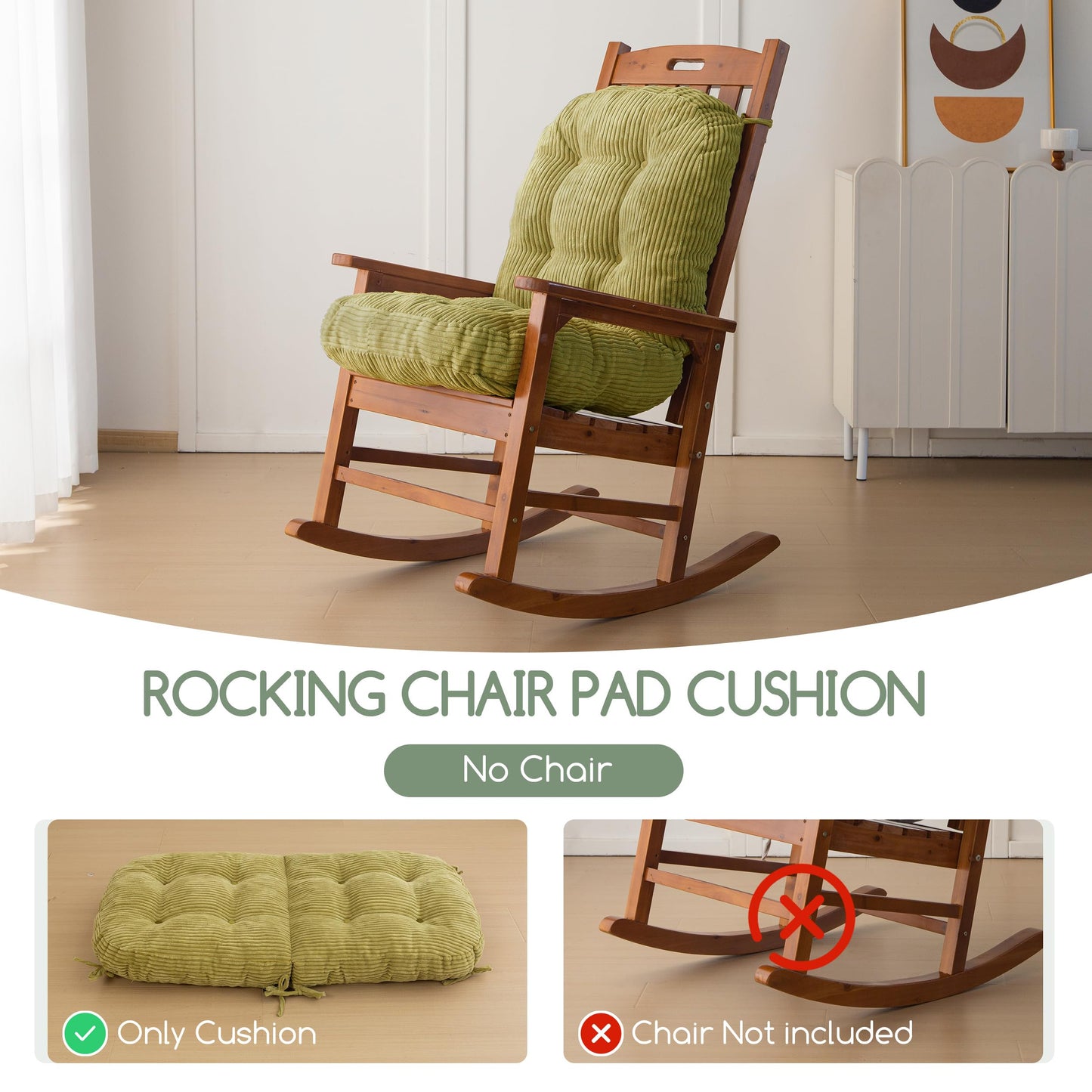 HIGOGOGO Papasan Cushion Grey