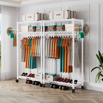 PUNION 7-Tier Portable Garment Rack