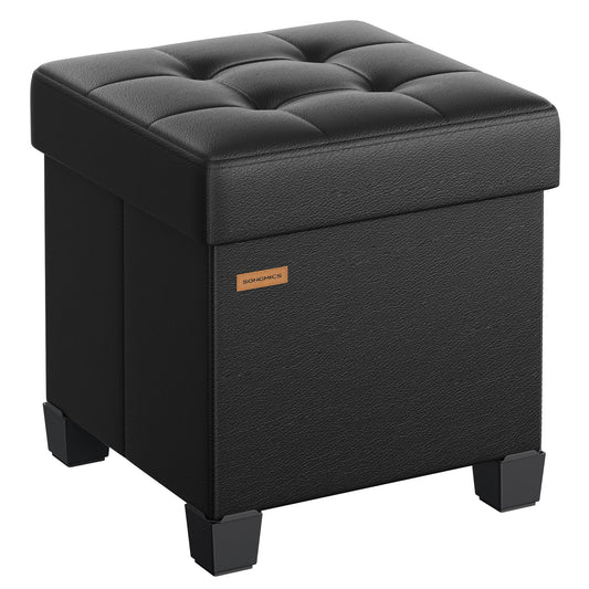 SONGMICS 15"x43"x15.7" Storage Ottoman Bench