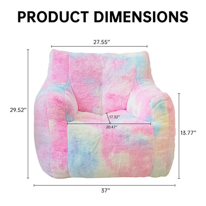 Grey Large Bean Bag Chair