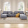Modular Sofa with Storage – Grey