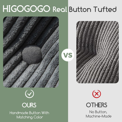 HIGOGOGO Papasan Cushion Grey
