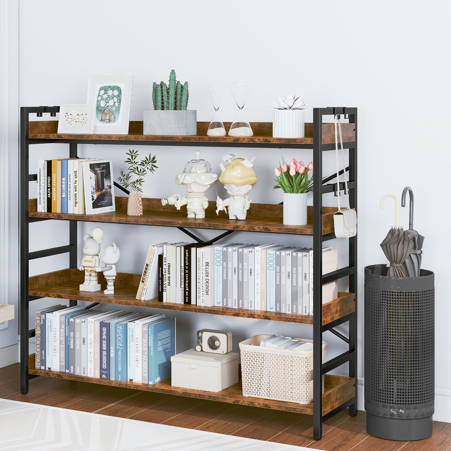 HCHQHS 6-Tier Bookcase