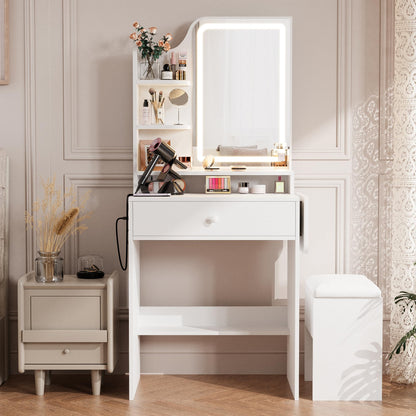 Haewon Vanity Desk White