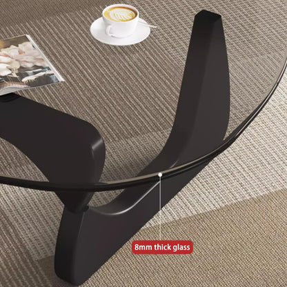 EASYSOUL 32" Glass Coffee Table