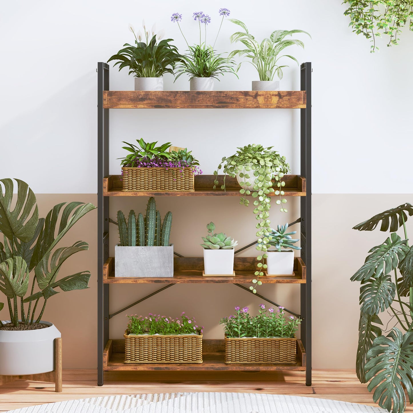 HCHQHS 6-Tier Bookcase