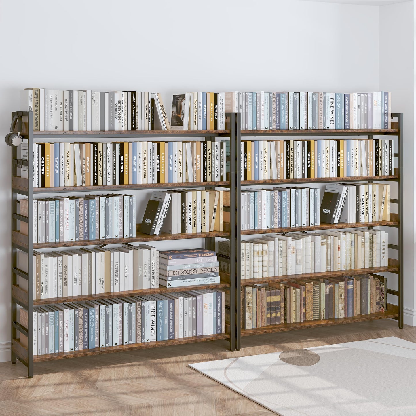 HCHQHS 6-Tier Bookcase